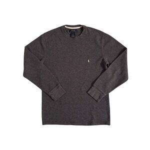 Polo by Ralph Lauren Men's Gray Waffle Crew